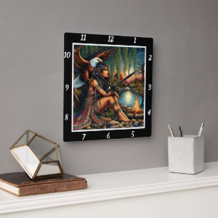 Oorspronkelijke titel: Eagle's form star's dance Vierkante Klok