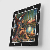 Oorspronkelijke titel: Eagle's form star's dance Vierkante Klok (Hoek)