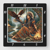 Oorspronkelijke titel: Eagle's Journey Mountain's  Vierkante Klok (Voorkant)