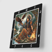 Oorspronkelijke titel: Eagle's Journey Mountain's  Vierkante Klok (Hoek)