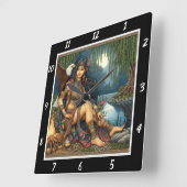 Oorspronkelijke titel: Eagle's shadow star's brill Vierkante Klok (Hoek)