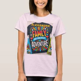 Oorspronkelijke titel: Family Adventure Crew - Mat T-shirt