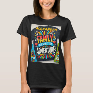 Oorspronkelijke titel: Family Adventure Crew - Mat T-shirt