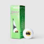 Oorspronkelijke titel: OK vibes - Simple & Bold Golfballen (Verpakking)
