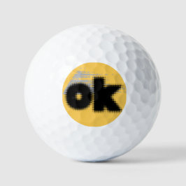 Oorspronkelijke titel: OK vibes - Simple & Bold Golfballen