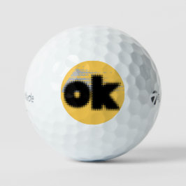 Oorspronkelijke titel: OK vibes - Simple & Bold Golfballen