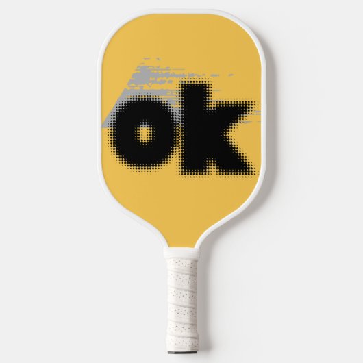 Oorspronkelijke titel: OK vibes - Simple & Bold Pickleball Paddle (Voorkant)