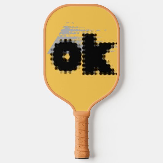 Oorspronkelijke titel: OK vibes - Simple & Bold Pickleball Paddle (Voorkant)