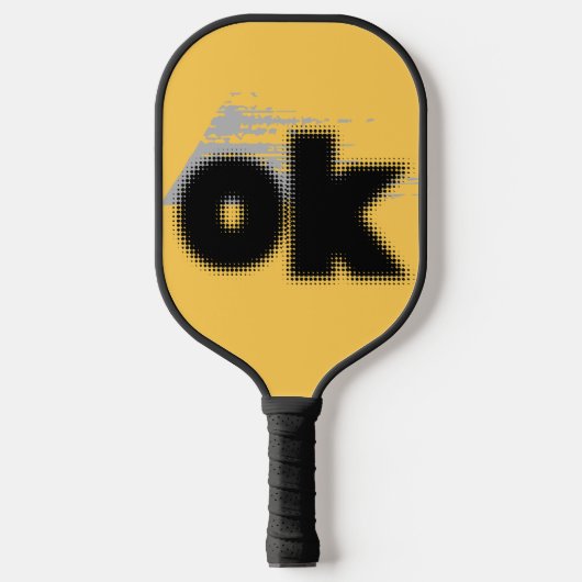 Oorspronkelijke titel: OK vibes - Simple & Bold Pickleball Paddle (Voorkant)