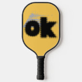 Oorspronkelijke titel: OK vibes - Simple & Bold Pickleball Paddle (Achterkant)