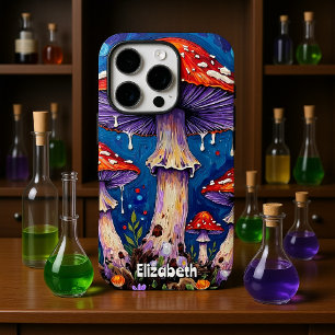 Oorspronkelijke titel: Psychedelic fungi portrait iPhone 16 Pro Hoesje