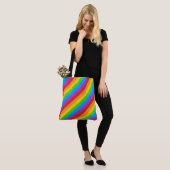 Oorspronkelijke titel: Rainbow Pride Tote Bag (Op model)