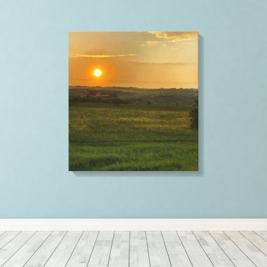 Oorspronkelijke titel: The Reflection – A Haunting Canvas Afdruk (Insitu (Houten vloer))