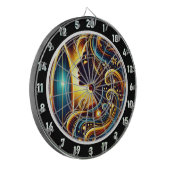 Oorspronkelijke titel: Wave Rider's Golden Escape Dartbord (Voorkant Links)