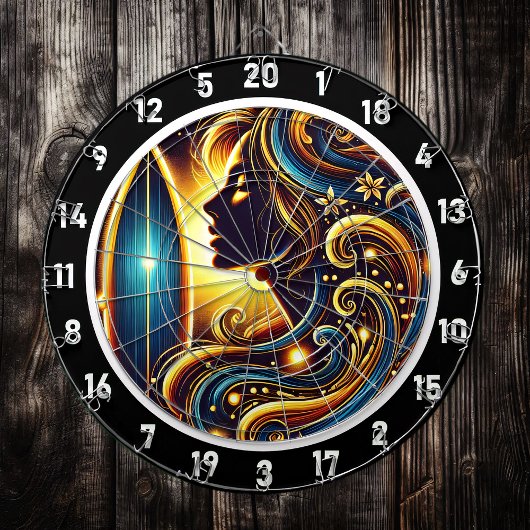 Oorspronkelijke titel: Wave Rider's Golden Escape Dartbord