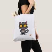 Oorspronkelijke titel: Wild Thing Black Cat with S Tote Bag (Dichtbij)