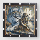 Oorspronkelijke titel: Wind through Ancient Time Vierkante Klok (Voorkant)