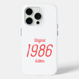 Oorspronkelijke uitgave 1986 iPhone 15 pro case