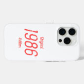 Oorspronkelijke uitgave 1986 Case-Mate iPhone case (Achterkant (horizontaal))