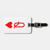 Oorspronkelijke Valentijnsdag Bagagelabel (Voorkant horizontaal)