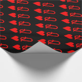 Oorspronkelijke Valentijnsdag Cadeaupapier (Hoek)