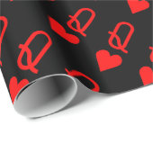 Oorspronkelijke Valentijnsdag Cadeaupapier (Rol Hoek)