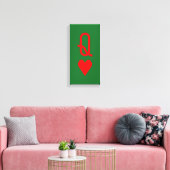 Oorspronkelijke Valentijnsdag Canvas Afdruk (Insitu (Woonkamer))