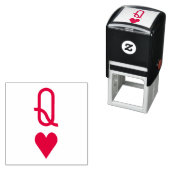 Oorspronkelijke Valentijnsdag koningin van het har Zelfinktende Stempel (In situ)