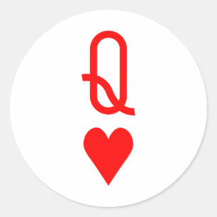 Oorspronkelijke Valentijnsdag Ronde Sticker