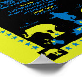 Oorspronkelijke Vintages geïnspireerde circuskunst Poster (Hoek)