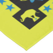 Oorspronkelijke Vintages geïnspireerde circuskunst Tafelkleed (Gekanteld)