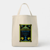 Oorspronkelijke Vintages geïnspireerde circuskunst Tote Bag