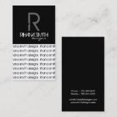 Oorspronkelijke Visitekaartjes (Voorkant / Achterkant)