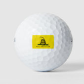 Oorspronkelijke vlag van Gadsden Golfballen (Voorkant)