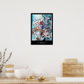 OORSPRONKELIJKE VRIJE TALE/PRINCES, RODE ROSEN EN POSTER (Keuken)