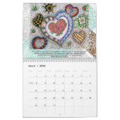 Oorspronkelijke wandkalender kalender (Mar 2026)