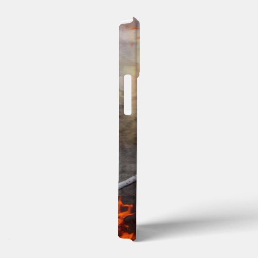 Oorspronkelijke Waterverf brandweerman Case-Mate iPhone Case (Achterkant / Rechts)