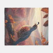 Oorspronkelijke Waterverf Californische quarantain Fleece Deken (Voorkant (Horizontaal))