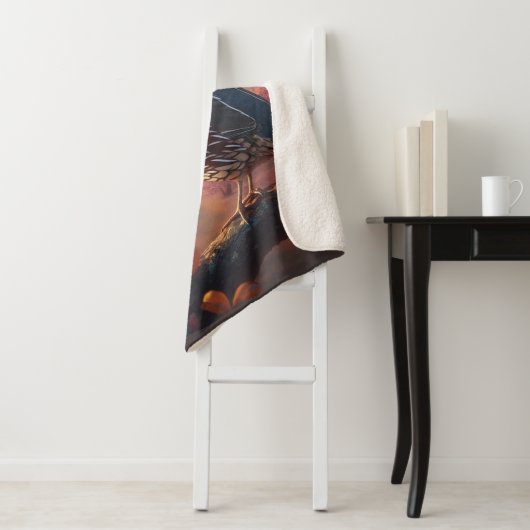 Oorspronkelijke Waterverf Californische quarantain Sherpa Deken (In situ)