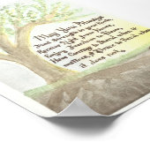 Oorspronkelijke Waterverf en verzegeling Poster (Hoek)