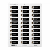 Oorspronkelijke Waterverf Grijze Wolf Etiket (Full Sheet)