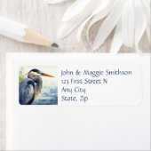 Oorspronkelijke Waterverf: grote blauwe hond Etiket (Insitu)