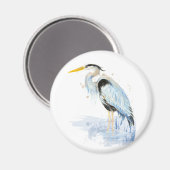 Oorspronkelijke waterverf: grote blauwe hond magneet (Voorkant / Achterkant)