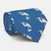 Oorspronkelijke waterverf: grote blauwe hond stropdas (Opgerold)