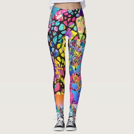 Oorspronkelijke Waterverf Leggings (Voorkant)