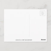 Oorspronkelijke waterverf pop art. citrusvruchten  briefkaart (Achterkant)