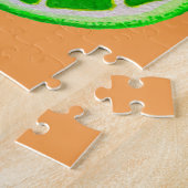 Oorspronkelijke waterverf pop art. citrusvruchten  legpuzzel (Zijkant)