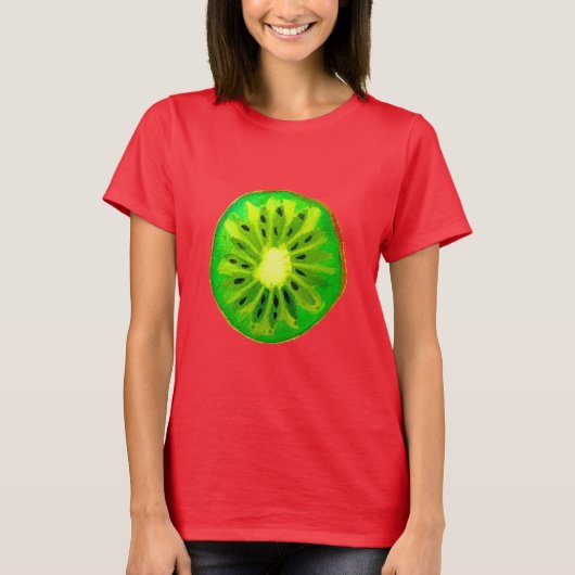 Oorspronkelijke waterverf pop art. citrusvruchten  t-shirt (Voorkant)