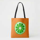 Oorspronkelijke waterverf pop art. citrusvruchten  tote bag (Voorkant)