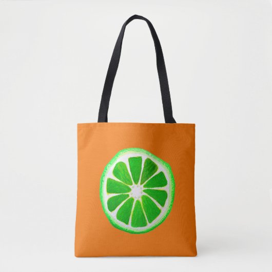 Oorspronkelijke waterverf pop art. citrusvruchten  tote bag (Voorkant)